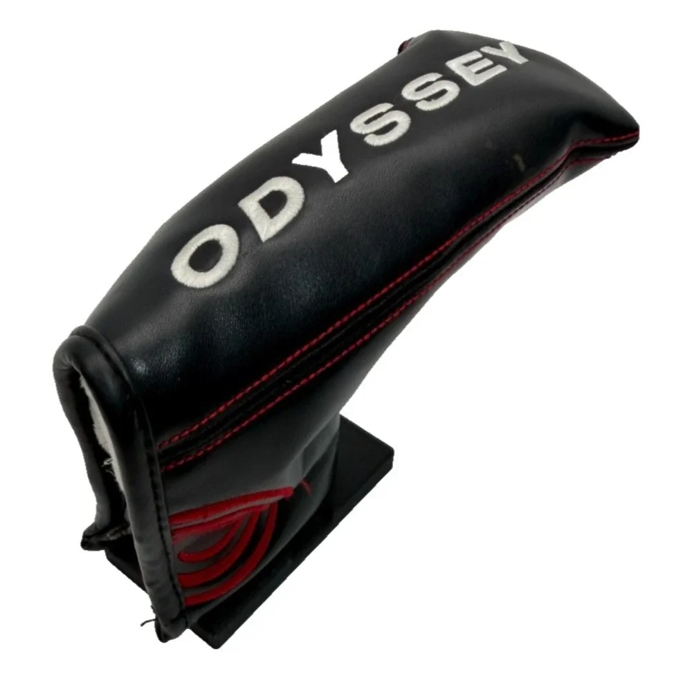 Odyssey White Hot Pro Blade Putter Headcover | Black, Red, & White Golf Cover